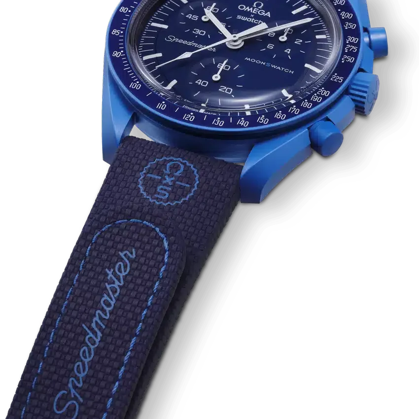 Moonswatch Navy Blue/Blue Rubber