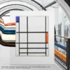 Red, Blue and White, by Piet Mondrian